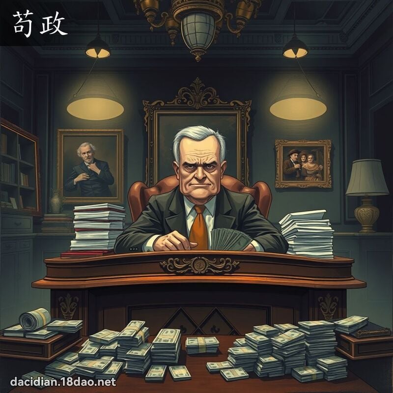 苟政 - 国语大辞典配图