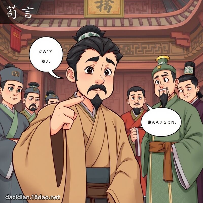 苟言 - 國語大辭典配圖