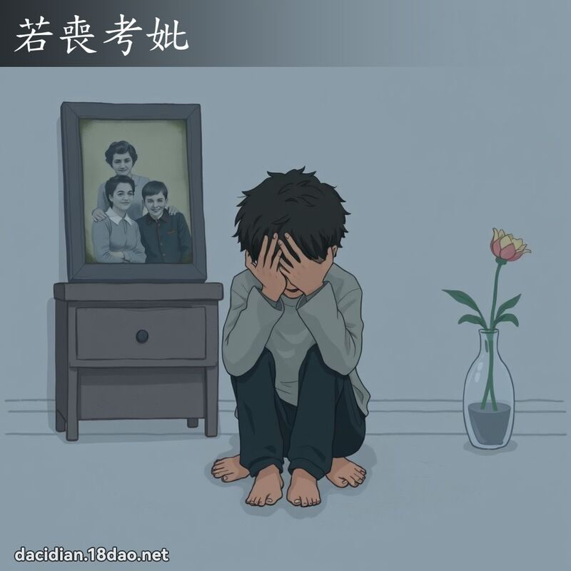 若丧考妣 - 国语大辞典配图