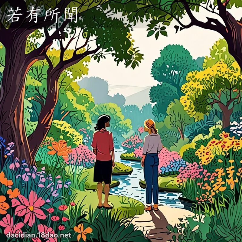 若有所闻 - 国语大辞典配图