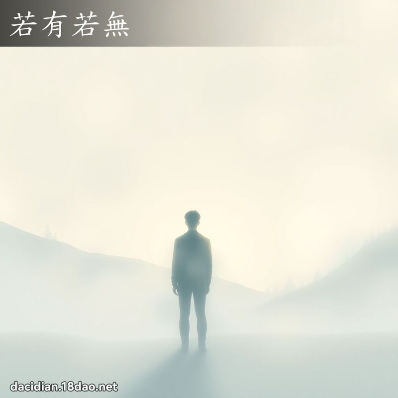 若有若無 - 國語大辭典配圖