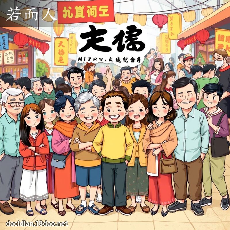 若而人 - 國語大辭典配圖