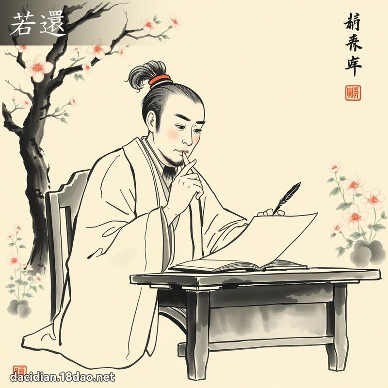 若还 - 国语大辞典配图