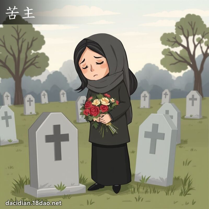 苦主 - 国语大辞典配图