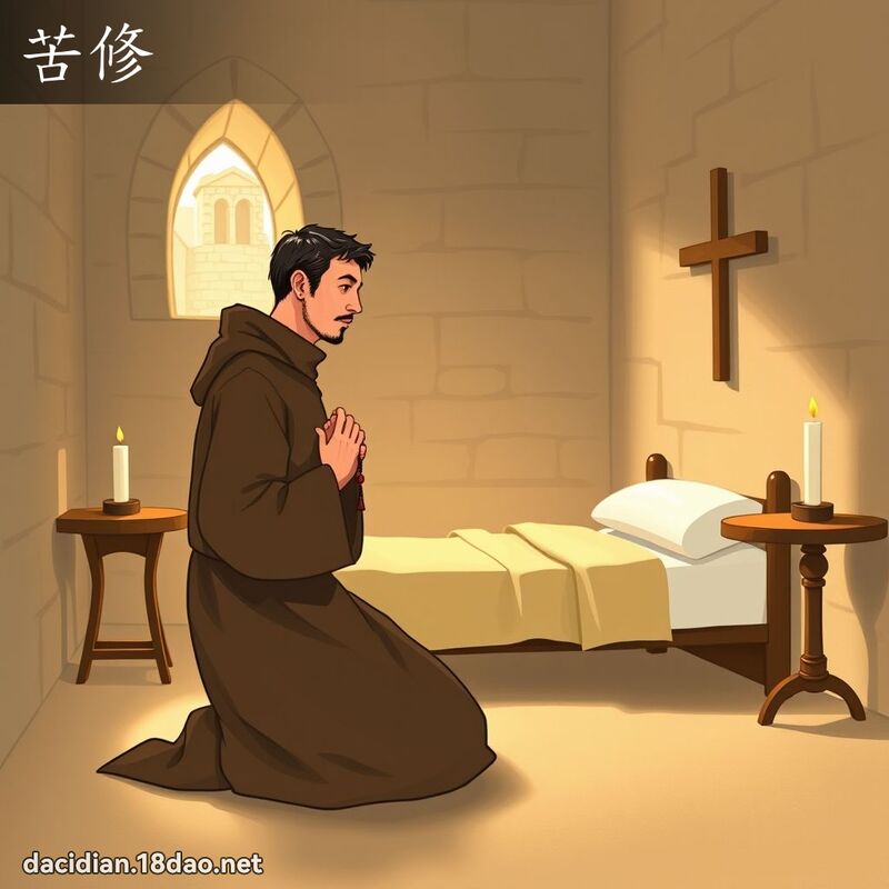 苦修 - 國語大辭典配圖