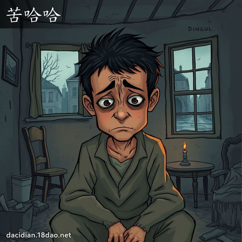 苦哈哈 - 國語大辭典配圖