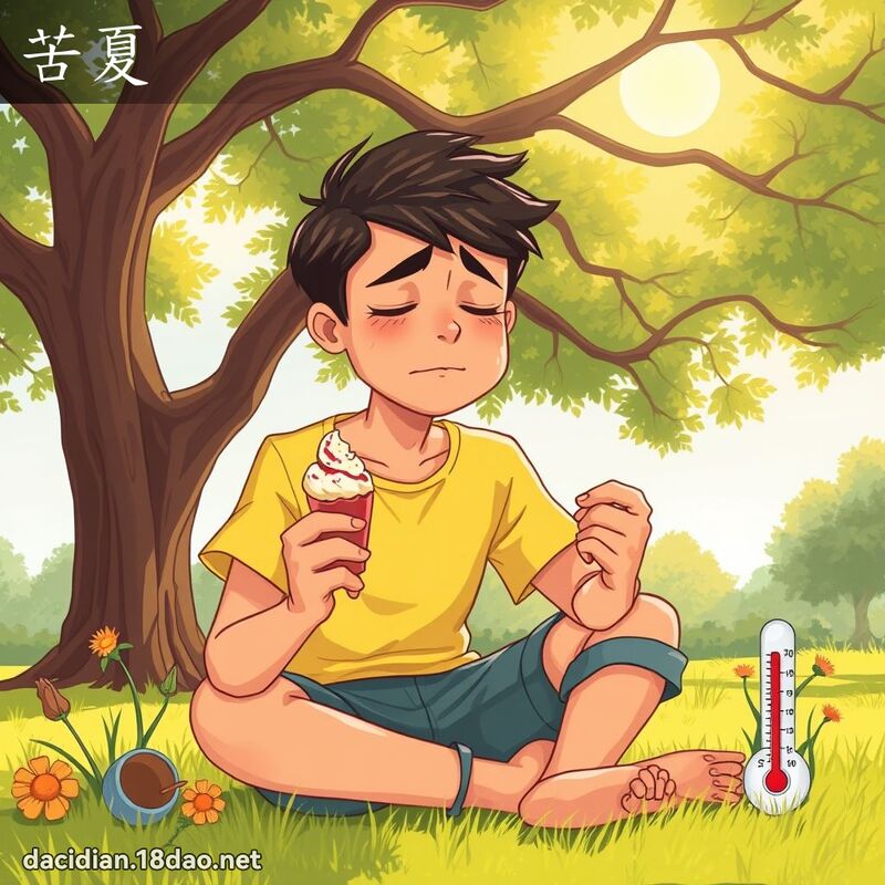 苦夏 - 國語大辭典配圖