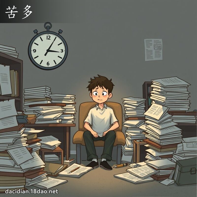 苦多 - 國語大辭典配圖