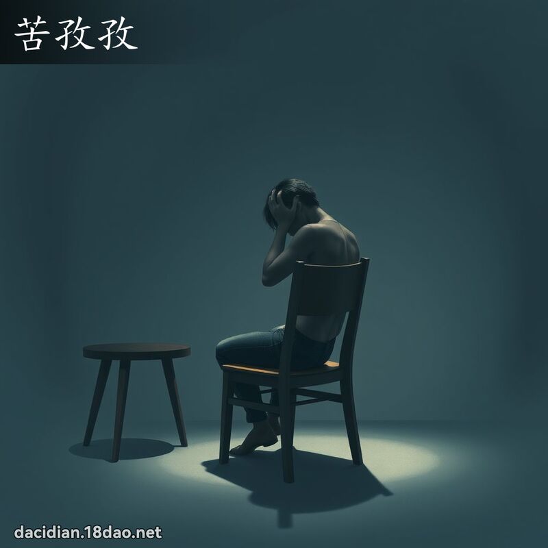 苦孜孜 - 国语大辞典配图
