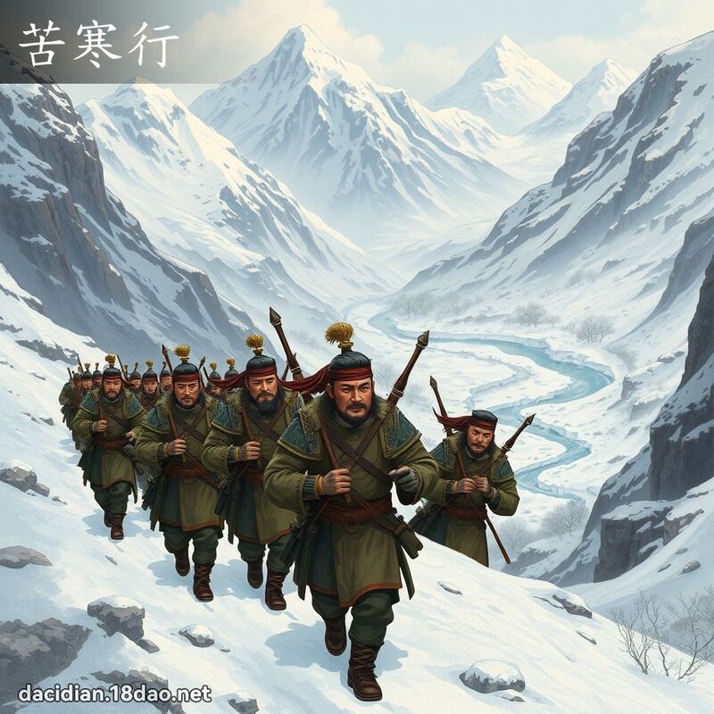 苦寒行 - 国语大辞典配图