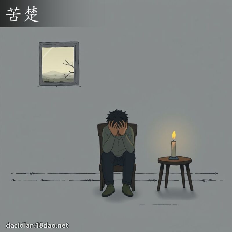 苦楚 - 國語大辭典配圖
