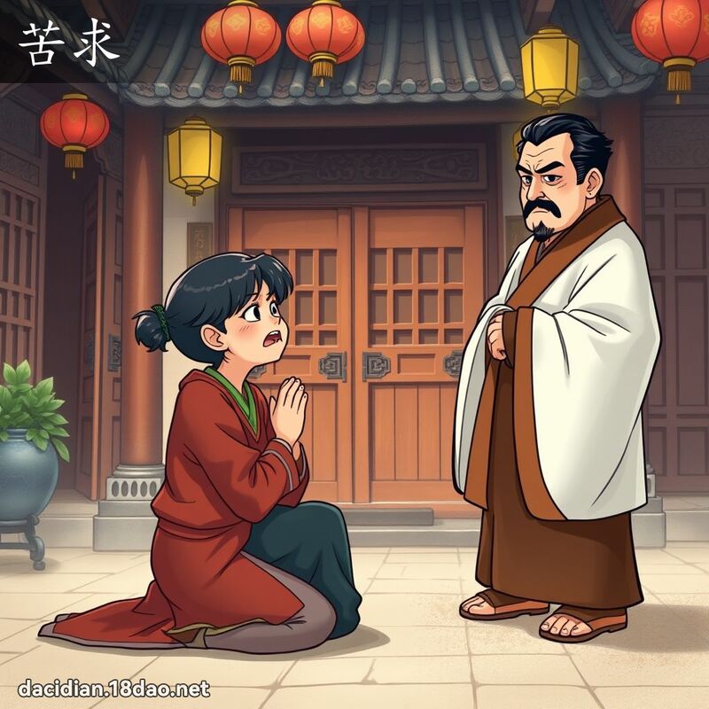 苦求 - 国语大辞典配图
