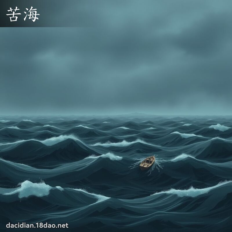苦海 - 國語大辭典配圖