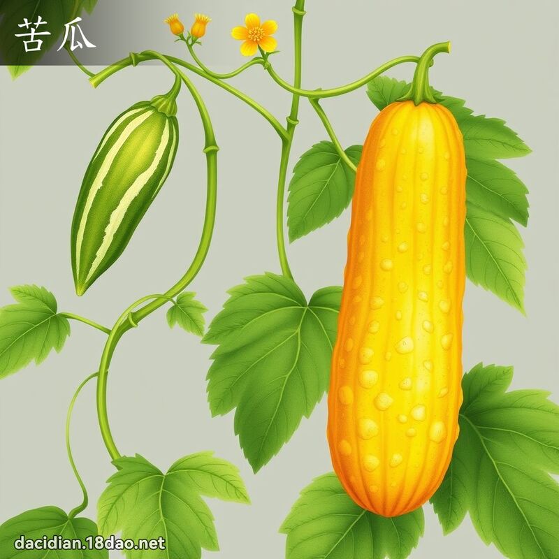 苦瓜 - 國語大辭典配圖