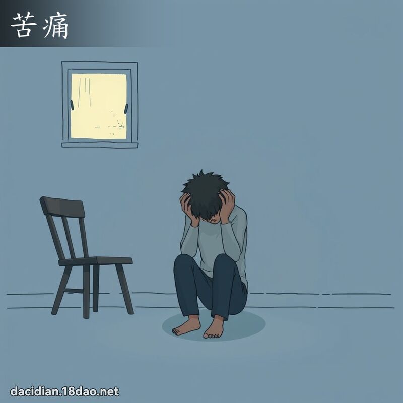 苦痛 - 國語大辭典配圖