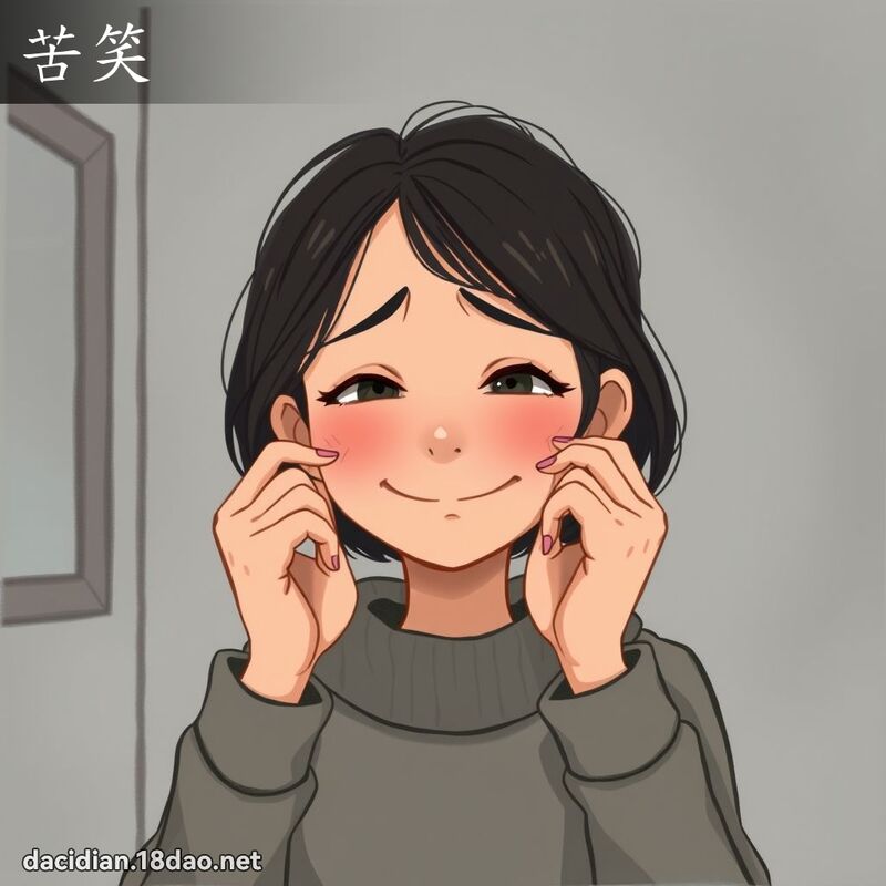 苦笑 - 國語大辭典配圖