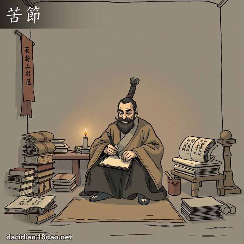 苦節 - 國語大辭典配圖