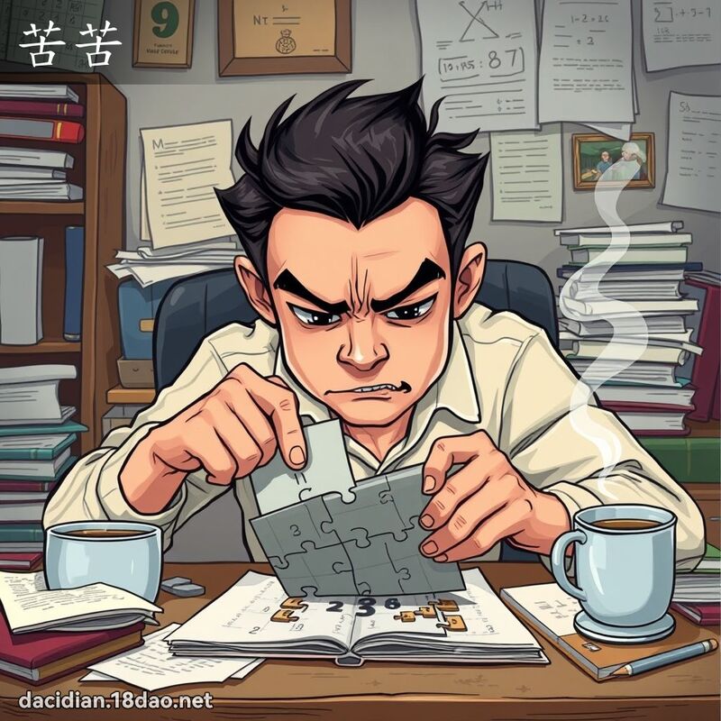 苦苦 - 國語大辭典配圖