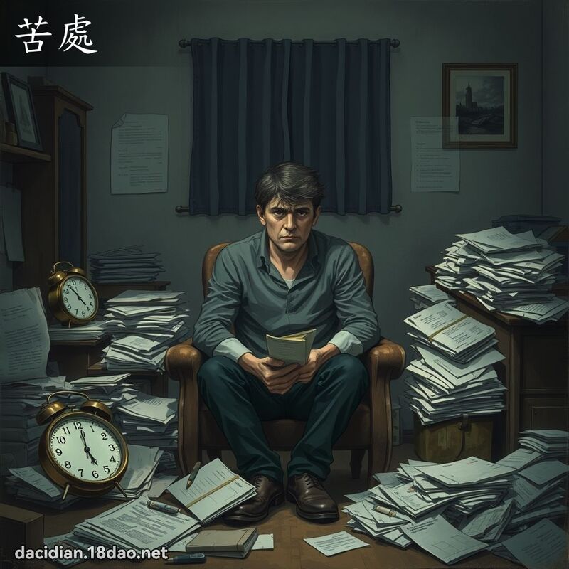 苦處 - 國語大辭典配圖