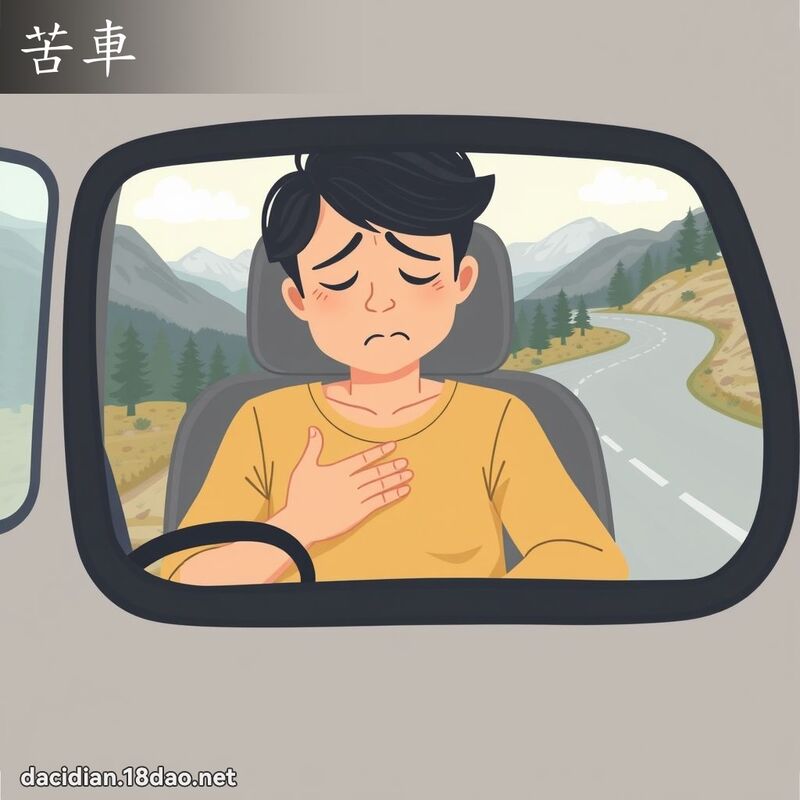 苦车 - 国语大辞典配图