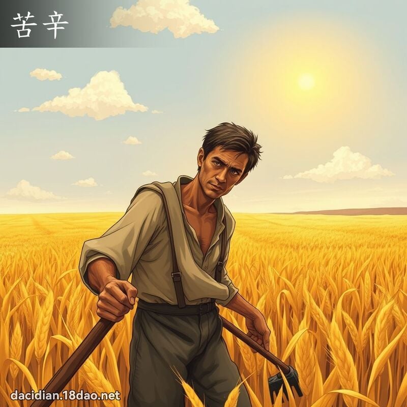 苦辛 - 國語大辭典配圖