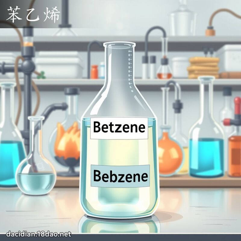 苯乙烯 - 國語大辭典配圖