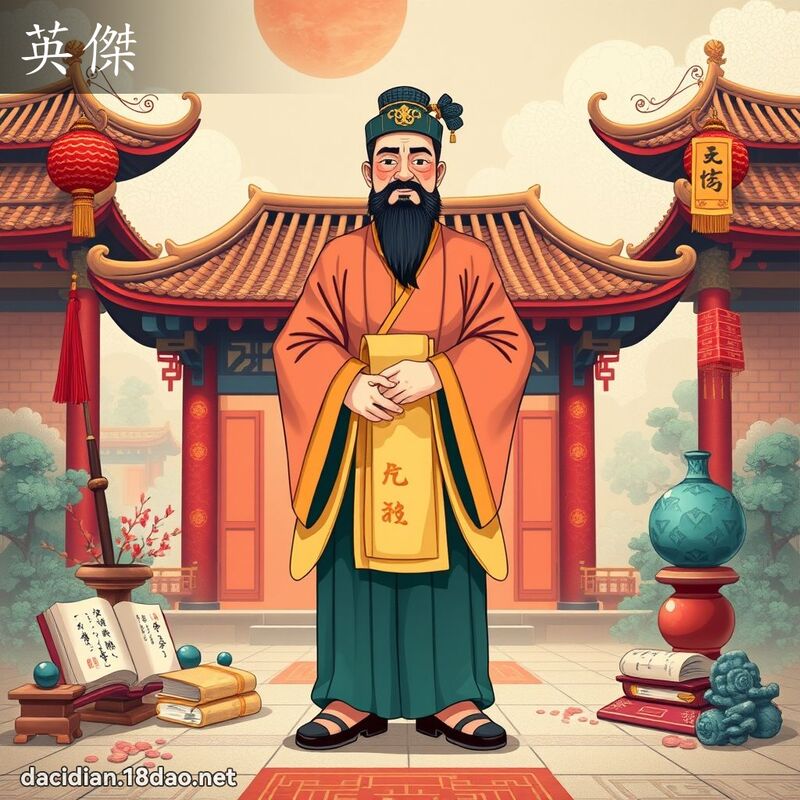 英傑 - 國語大辭典配圖