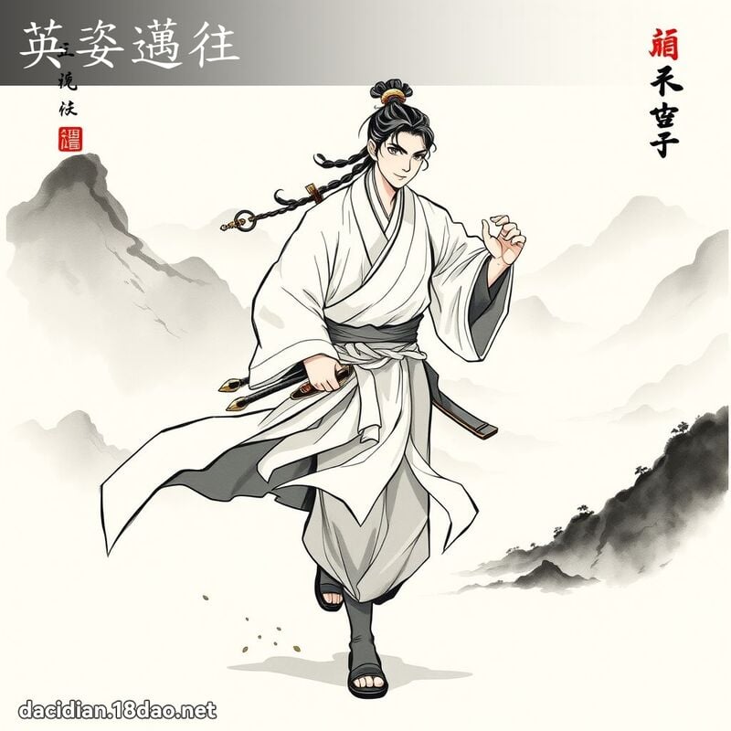 英姿迈往 - 国语大辞典配图