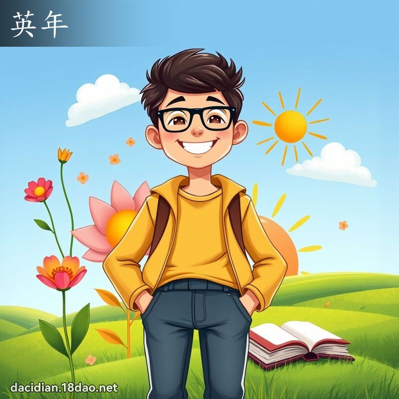 英年 - 国语大辞典配图