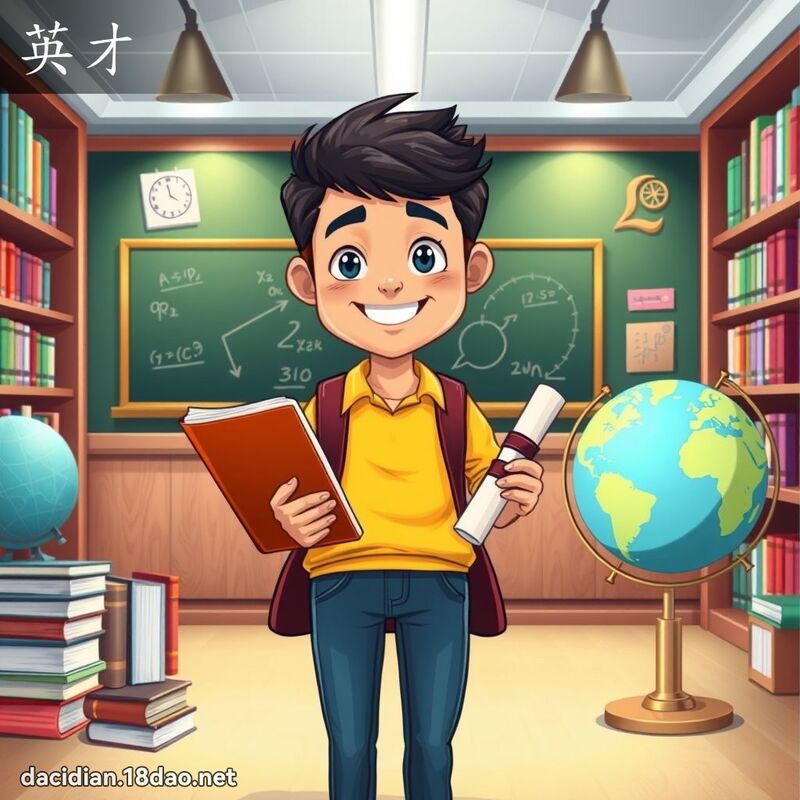 英才 - 國語大辭典配圖