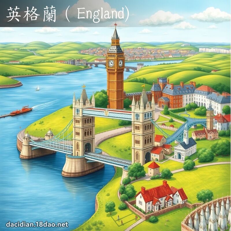英格蘭（England) - 國語大辭典配圖