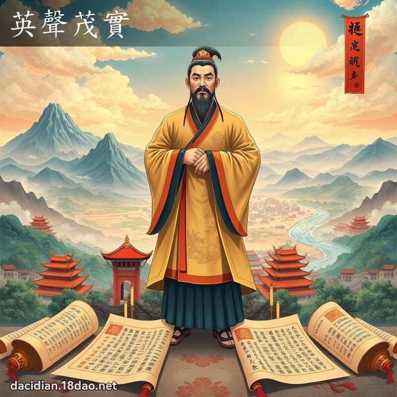 英聲茂實 - 國語大辭典配圖
