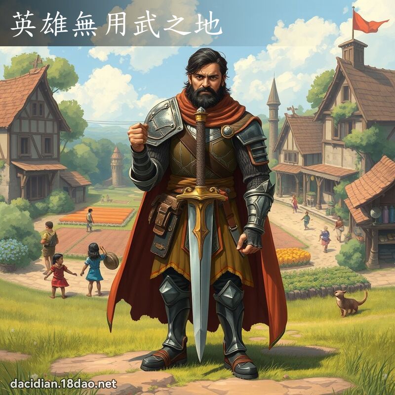英雄无用武之地 - 国语大辞典配图