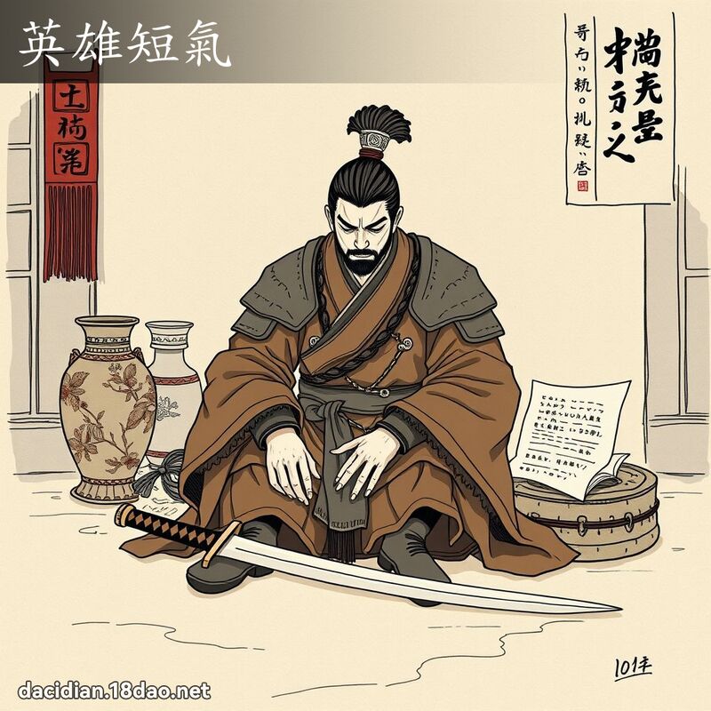 英雄短氣 - 國語大辭典配圖