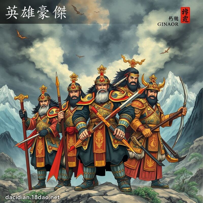 英雄豪杰 - 国语大辞典配图