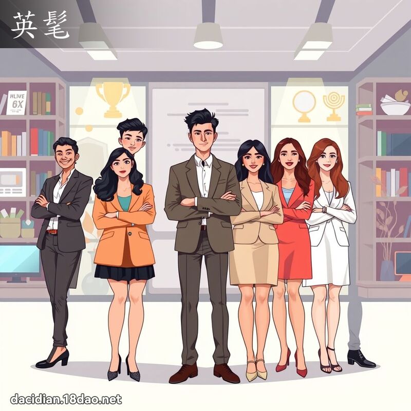 英髦 - 国语大辞典配图