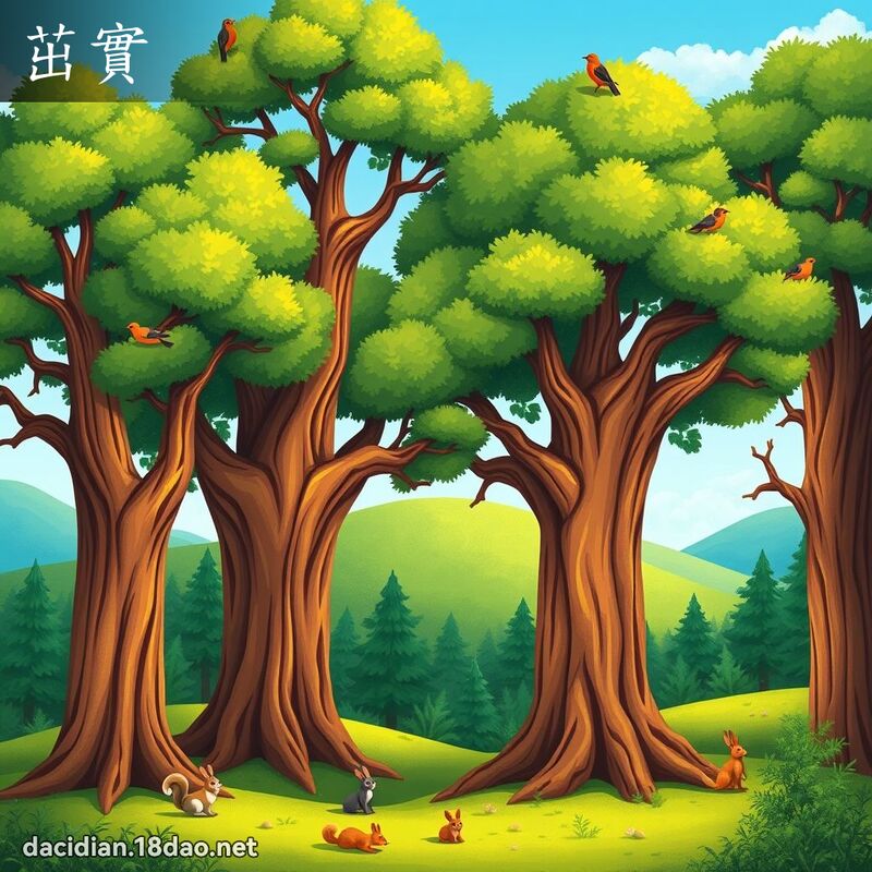 茁實 - 國語大辭典配圖