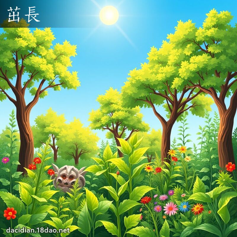 茁长 - 国语大辞典配图
