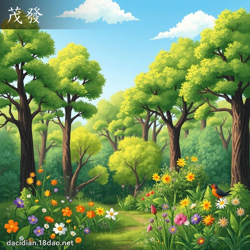 茂发 - 国语大辞典配图