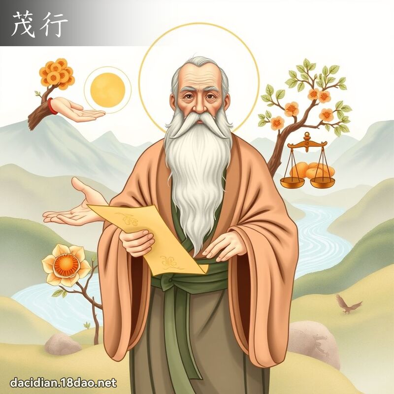 茂行 - 國語大辭典配圖
