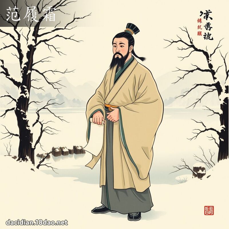 范履霜 - 国语大辞典配图