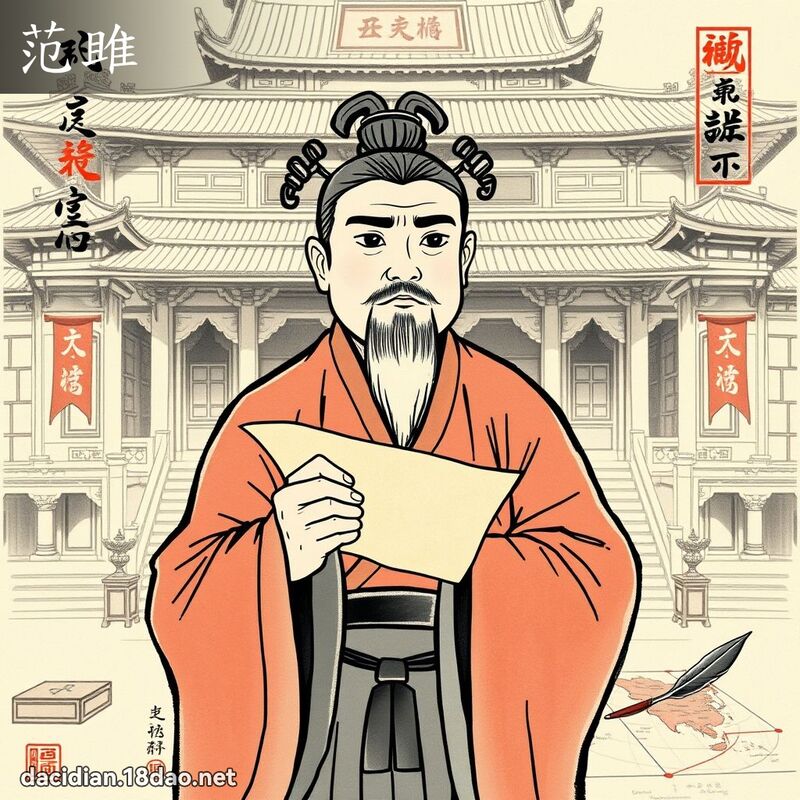 范雎 - 國語大辭典配圖