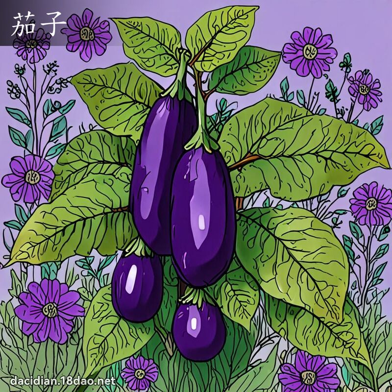 茄子 - 國語大辭典配圖