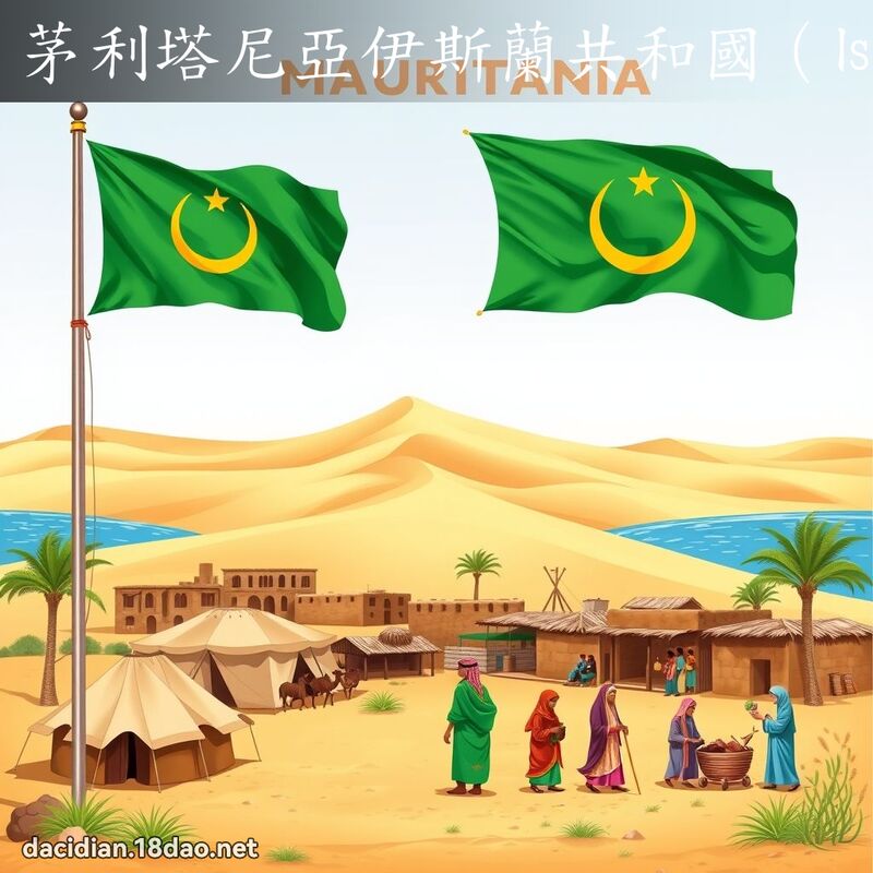 茅利塔尼亞伊斯蘭共和國（Islamic Republic of Mauritania） - 國語大辭典配圖