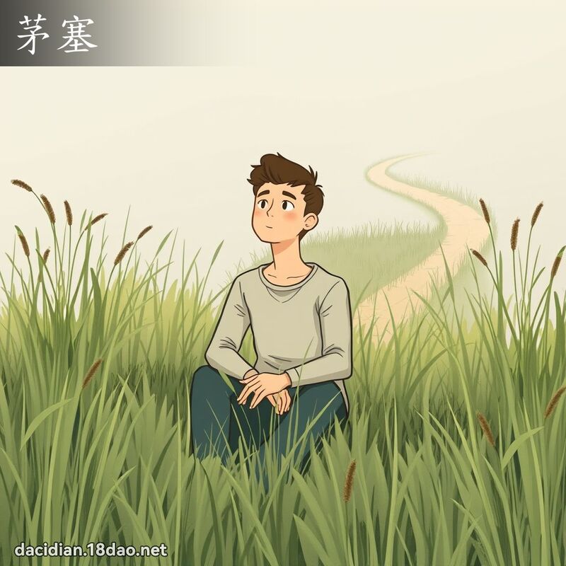 茅塞 - 國語大辭典配圖