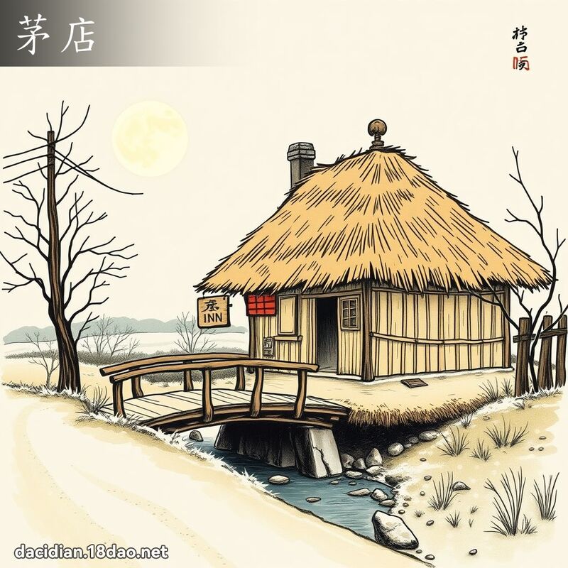 茅店 - 国语大辞典配图