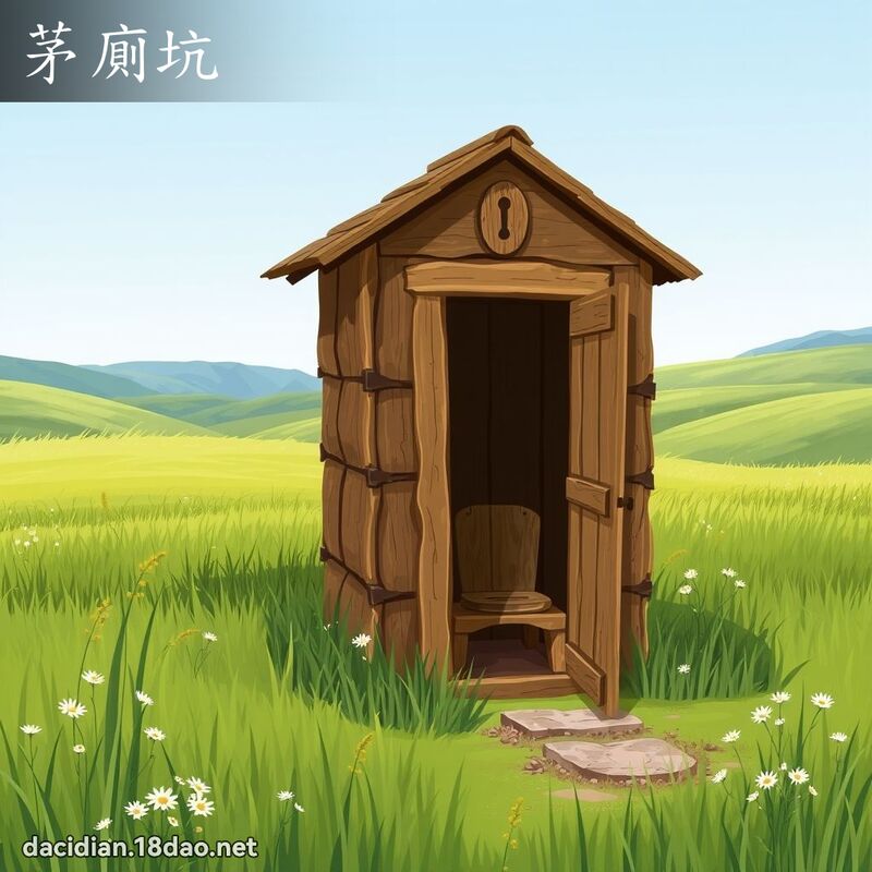 茅厕坑 - 国语大辞典配图