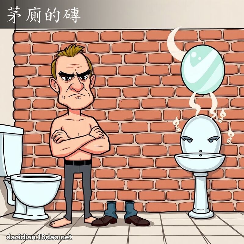 茅厕的砖 - 国语大辞典配图