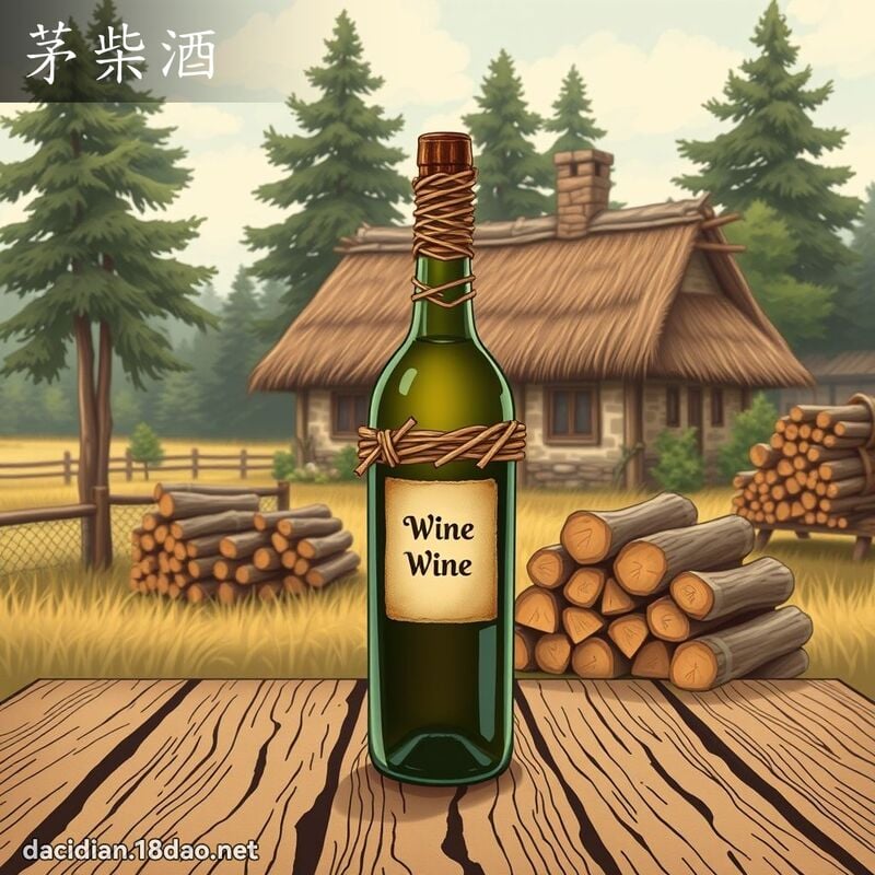 茅柴酒 - 国语大辞典配图