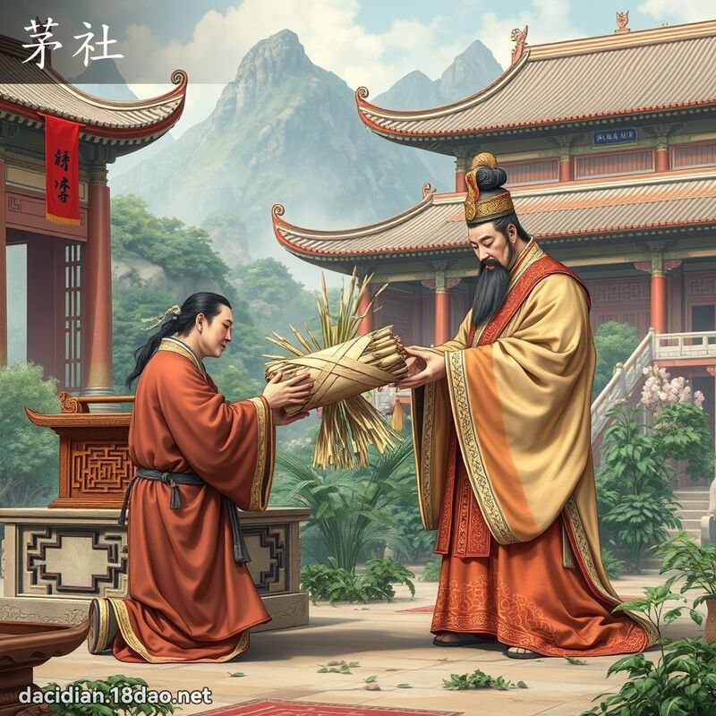 茅社 - 国语大辞典配图